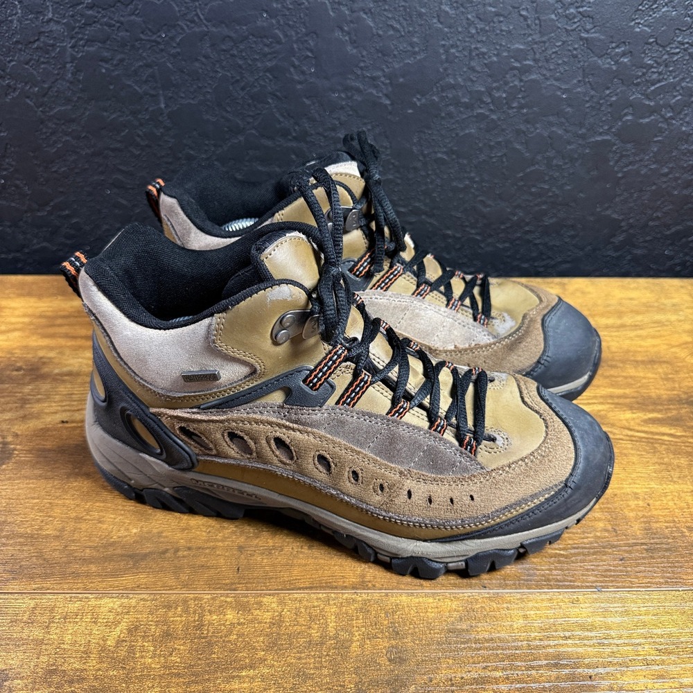 Merrell Pulse II Mid J2109270 Kangaroo Leather Waterproof Hiking Boots Mens 9